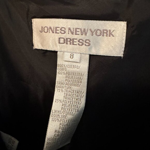 Fully Lined Jones New York Spaghetti Strap Dress - Picture 3 of 4
